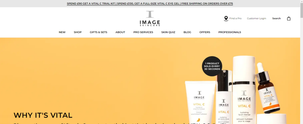 Image Skincare Website